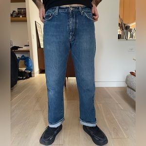 Supreme Selvedged Slim Straight Leg Jeans